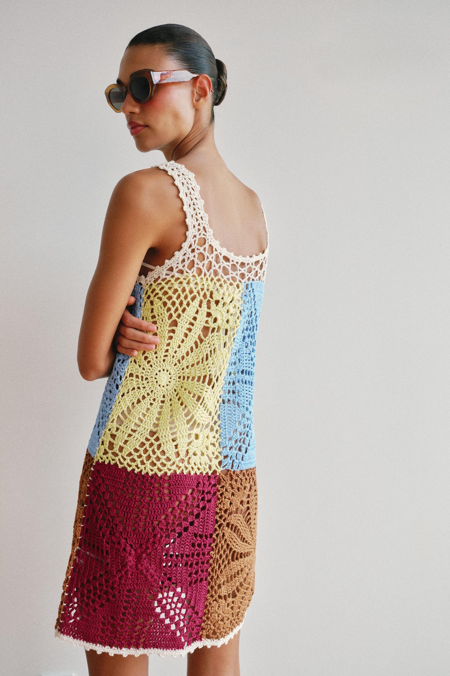 VESTIDO PUNTO CROCHET
