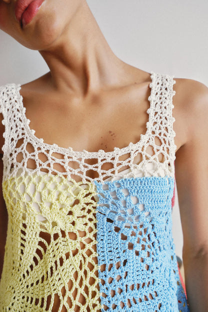 VESTIDO PUNTO CROCHET