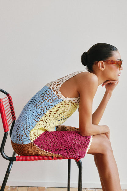 VESTIDO PUNTO CROCHET